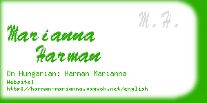 marianna harman business card